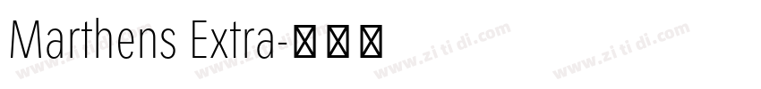 Marthens Extra字体转换 Marthens Extra字体转换